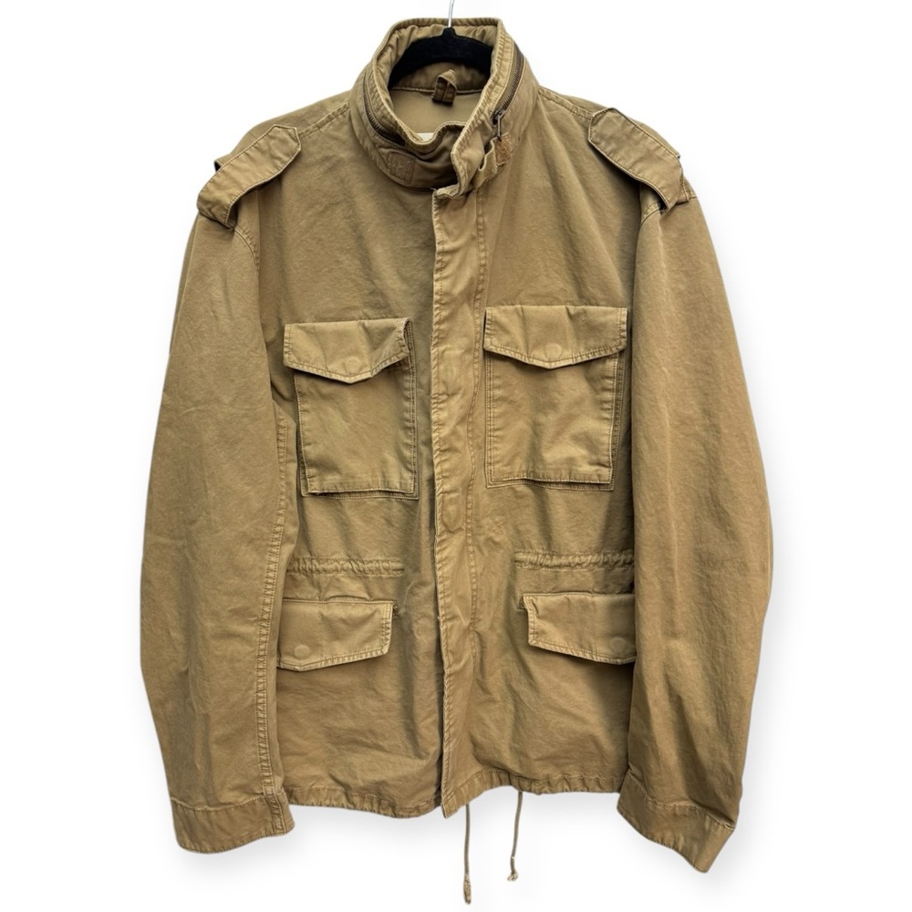 H&M Label‎ of Graded Goods Men’s Canvas Hooded Zippered/Buttoned Jacket Size L